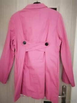 Dámsky ružový prechodný kabát - 3