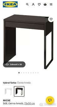 Stol na PC Micke IKEA - 3