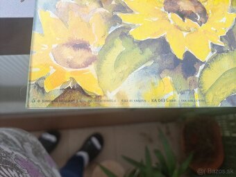 Obraz pod sklom slnečnice - 3