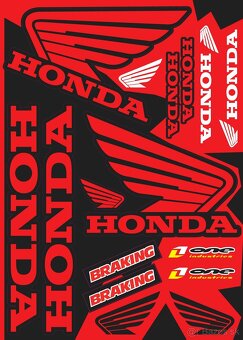 Predám nálepky Honda - 3