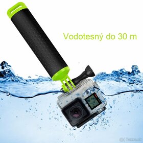Plávajúci držiak pre akčné kamery GoPro - Zelený - NOVÝ - 3