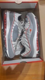 Nike AirMax 98 Particle Grey/ Track Red-Iron Grey - 3