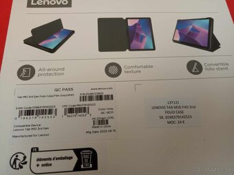 NOVÉ PUZDRO na TABLET LENOVO M10 3rd Gen=LENOVO FOLIO CASE - 3