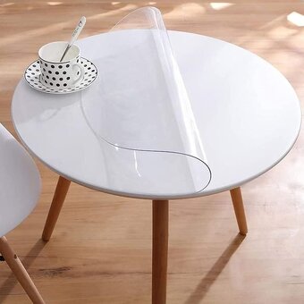 Kulatá PVC ochranná fólie/ubrus 100 cm - 3