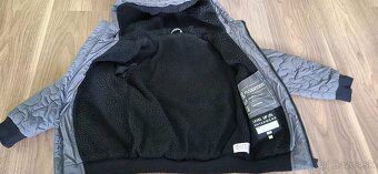 Sivá/šedá zateplená prechodná/zimná bunda, zn. F&F, veľ. 122 - 3