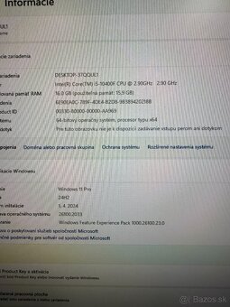 Herný počítač s GTX 1080 Ti / i5-10400F / 16GB / SSD 500 GB - 3