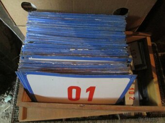 smaltované tabuľky 1 - 3