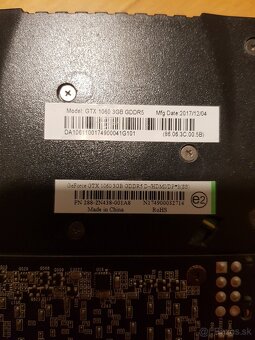 Nvidia Gefroce GTX 1060 3GB GDDR5 - 3