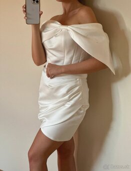 Krátke svadobné saty - 3