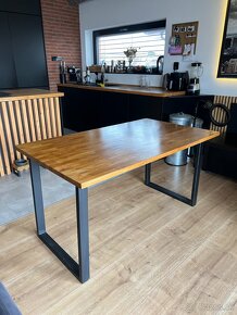 Nový dubový stôl - 3