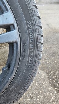 Sada al. diskov 5x112 R17 s pneu 225/45 (DOT 1624) - 3
