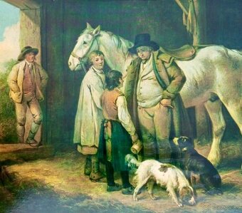 Georg Morland - Scéna v stajni - Albert Victoria Meseum - 3