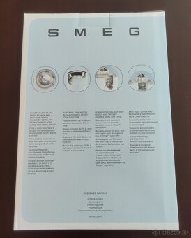 Originálny SMEG kávovar na prekvapkávanú kávu (červený) - 3