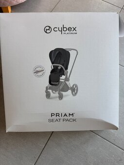 Cybex priam  rám sedadla rosegold a seatpack simply flowers - 3