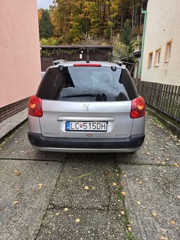 Predám peugeot 207sw  diesel 1.6Hdir.2008 - 3