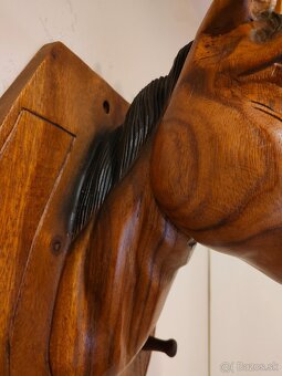 Drevený záves konskej hlavy - 3