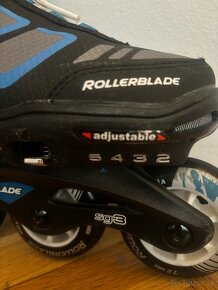 Predám detské kolieskové korčule zn. Rollerblade 33-36,5 - 3