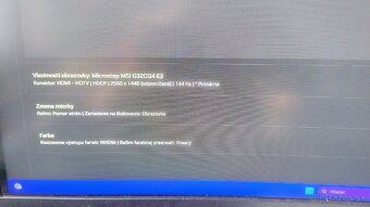 Predám 2k (2160x1440) 165hz 32'' MSI OPTIX - 3