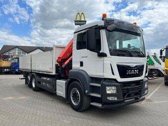 MAN TGS 26.420 BL - 6x2 – Valník + HR-Palfinger PK 22002-EHA - 3