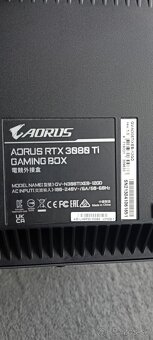 Gaming Box AORUS RTX 3080 Ti - 3