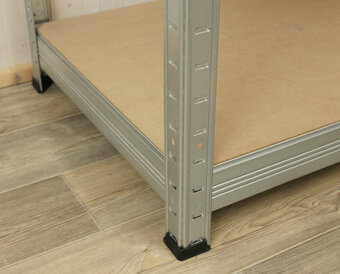 Pozinkované regále 180x90x40 cm, 5 policové, 875kg nosnosť - 3