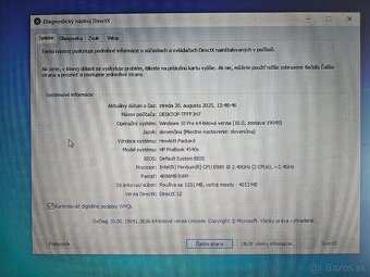 HP ProBook 4540s - 15,6/HD Ready/Pentium B980/4GB/500GB/W10 - 3