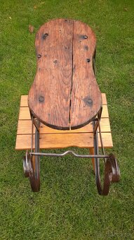 Starožitné, ľudové sánky - MUZEÁLNY kus. - 3