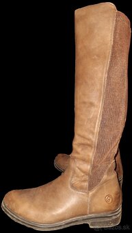 Dámske kožené čižmy Remonte Rieker - 3