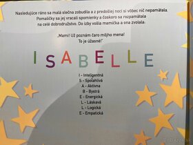 Kniha Meno Isabelle - 3