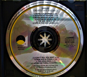 cd Eagles - Greatest Hits Volume 2 1982 - 3