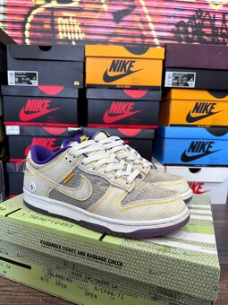 Union LA x Nike Dunk Low “Passport Pack - Purple Gold - 3