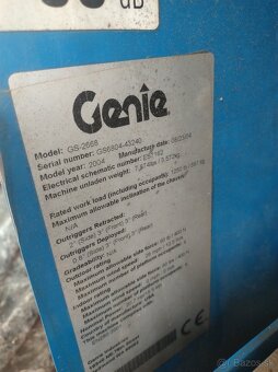 Nožnicova plošine genie - 3