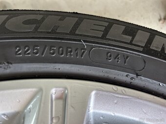 Original hlinikove disky R17 Audi A4 Michelin - 3