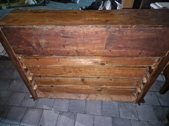 18 - Predám starožitný sekretár z masívneho orecha - 3