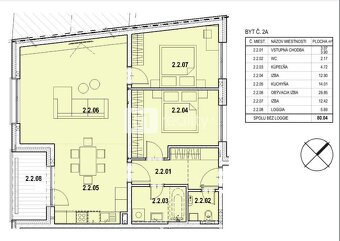 Lukratívny 3 izbový byt 2A / Rezidencia Štúrova / Centrum Pi - 3