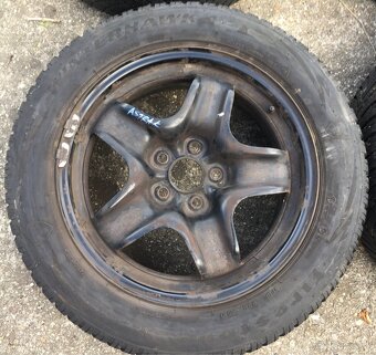 Opel Astra K plechové disky r16 zimne pneu 205/55r16 - 3
