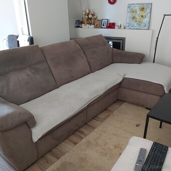 Sedacia súprava s 2 polohovateľnými dielmi - 3