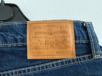 Pánske rifle LEVIS 511 SLIM W30 L30 - 3