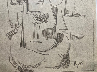 3 x Vlastimil Beneš, kresby - 3