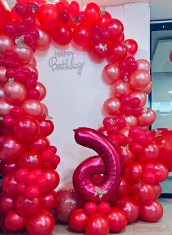 Balónova vyzdoba. Helium. Párty dekoracií - 3