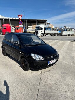 Hyundai Getz 1.1i 49kW, r.v. 2007, 83 000 km, benzín, čierna - 3