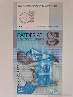 Slovenské bankovky - Edícia "Milenium 2000" - 3