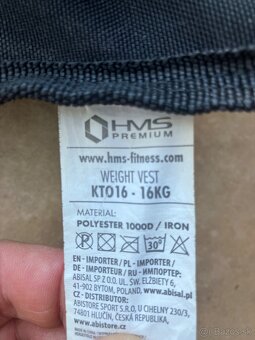 Záťažová vesta HMS premium 16kg - 3