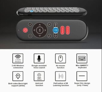 Ďiaľkové ovládanie s klávesnicou - 3