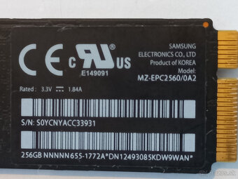 SSD 256GB SAMSUNG MZ-EPC2560/0A2 pre APPLE - 3