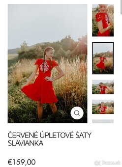 ZĽAVA 30 eur - vyšívané šaty zn. J. Wurll Kocanová - 3
