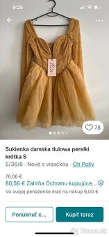 Krásne šaty oh polly Xs - 3