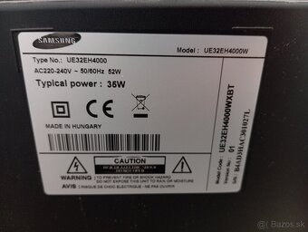 Predám televízor Samsung UE32EH4000 - 3