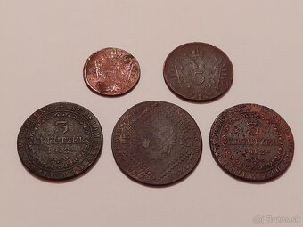 Grajciare r.1800 až 1812 cisár František I. - 3