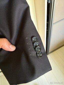 cierny oblek Jamel velkost EU56 1x obleceny - 3